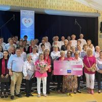 Noailles avec la Chorale Chanteleine pour Octobre Rose